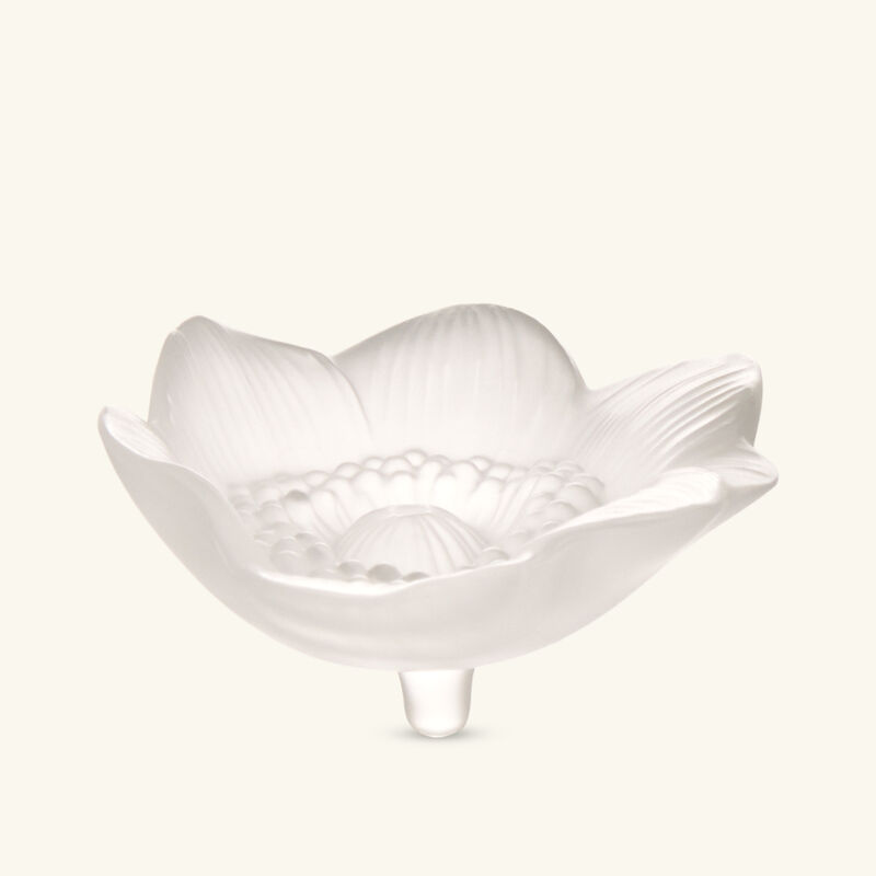 lalique anemone flower sculpture small clear