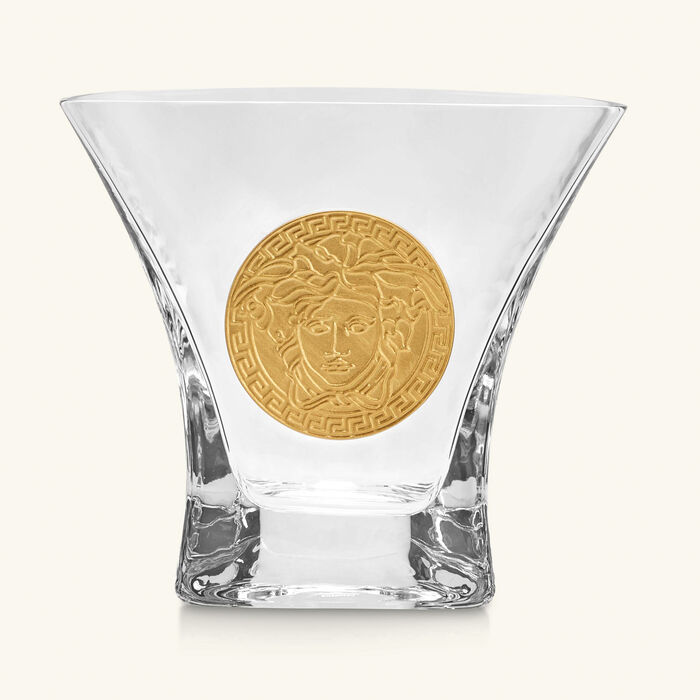 versace medusa madness vase small clear