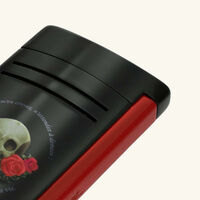 Maxijet Memento Mori Lighter Black st dupont maxijet memento mori lighter black