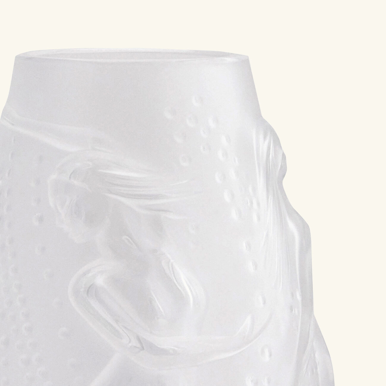lalique nymphes vase mini clear
