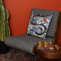 fornasetti peccato originale silk pillow
