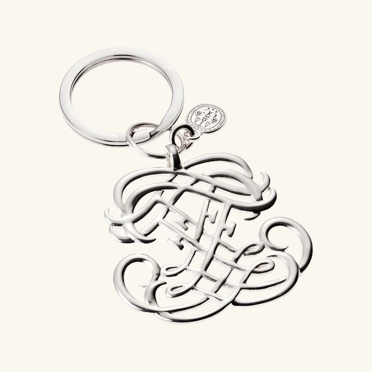 سلسلة المفاتيح مافيلو إي إي باللون الفضي كريستوفل سلسلة المفاتيح مافيلو إي إي باللون الفضي