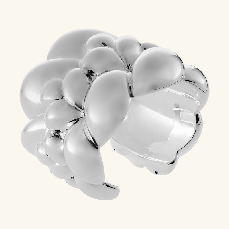 christofle babylone cuff bracelet sterling silver size 2