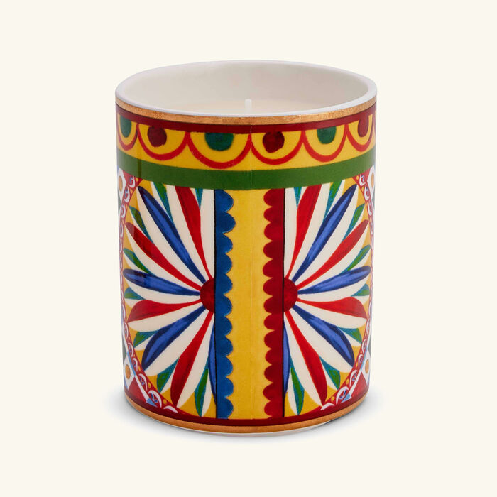 dolce gabbana casa carretto siciliano wild jasmine candle jar