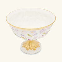 Taormina Footed Fruit Bowl White villari taormina footed fruit bowl white