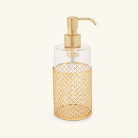 villari firenze soap dispenser gold