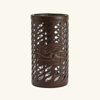 etro drill vase medium brown
