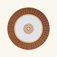 bernardaud eventail dinner plate round gold 21cm