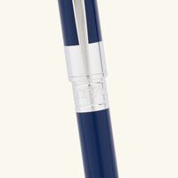 st dupont d initial blue rollerball pen blue