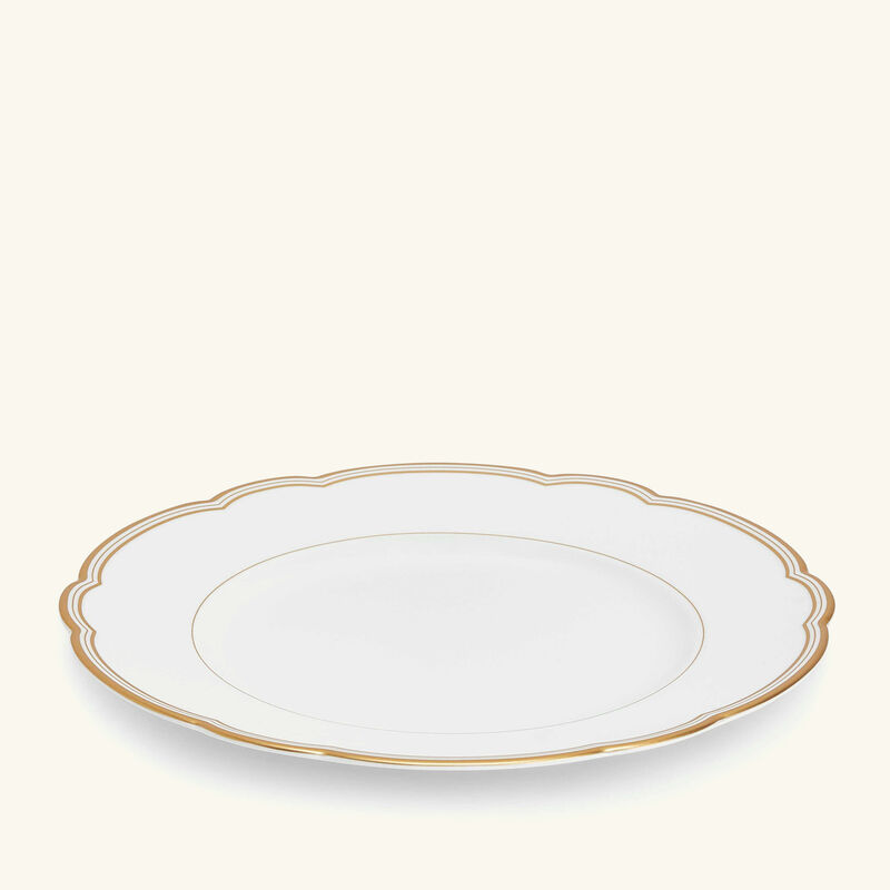 bernardaud pompadour salad plate round gold 21cm