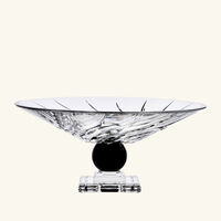 mario cioni c crystal centerpiece with sphere clear