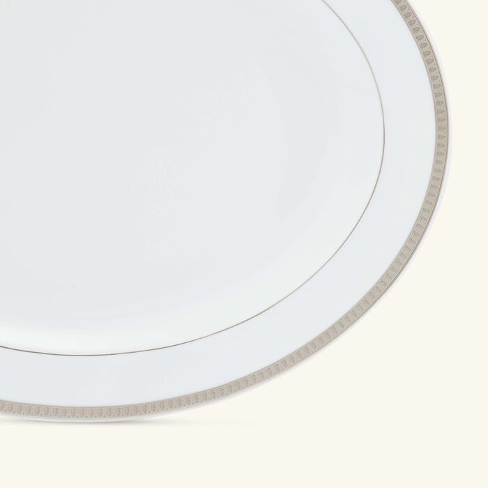 christofle malmaison serving platter oval silver 38cm