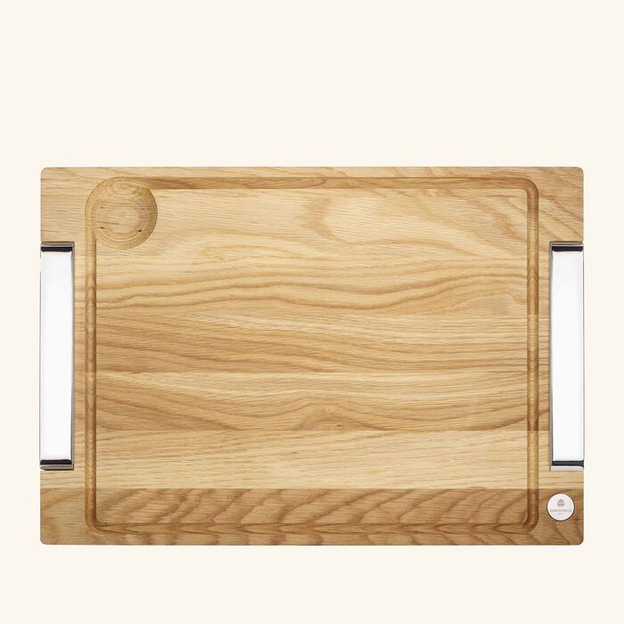 christofle royal chef cutting board rectangular large brown