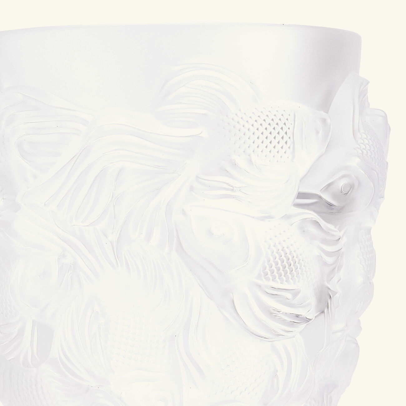 lalique rosetail vase small clear