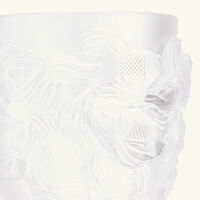 lalique rosetail vase small clear