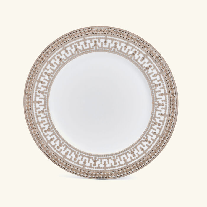 haviland tiara dinner plate round silver 28cm