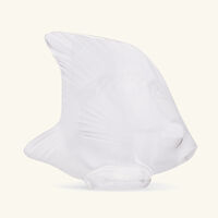 lalique fish figurine small clear