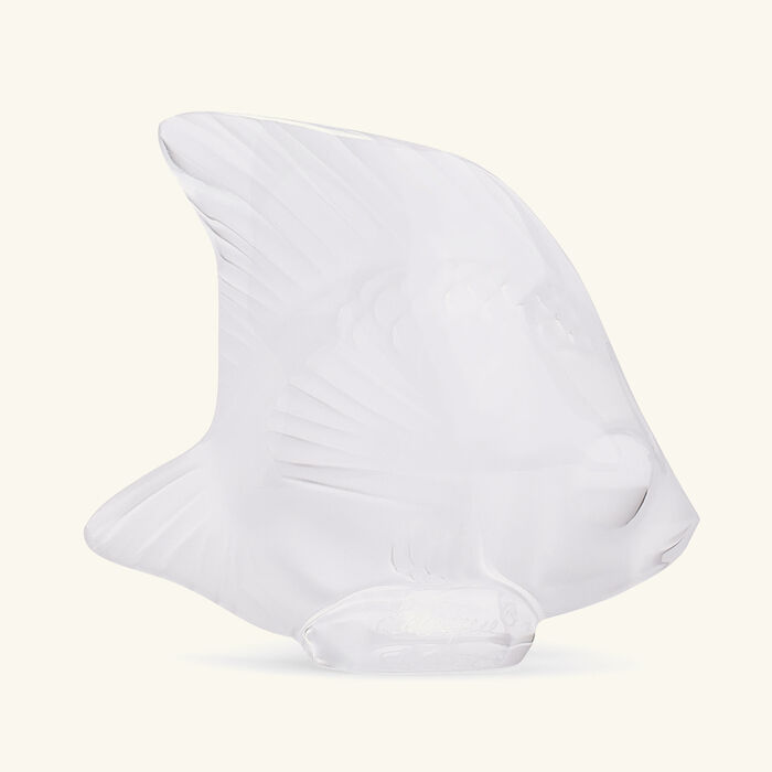 lalique fish figurine small clear