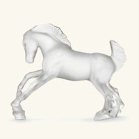 lalique horse sculpture medium clear