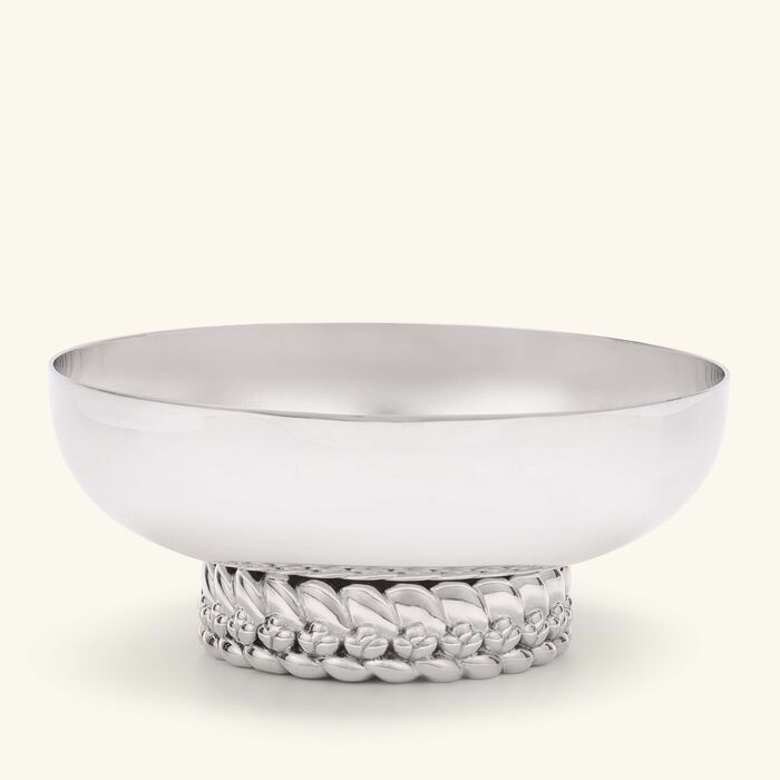 christofle babylone serving bowl silver plated