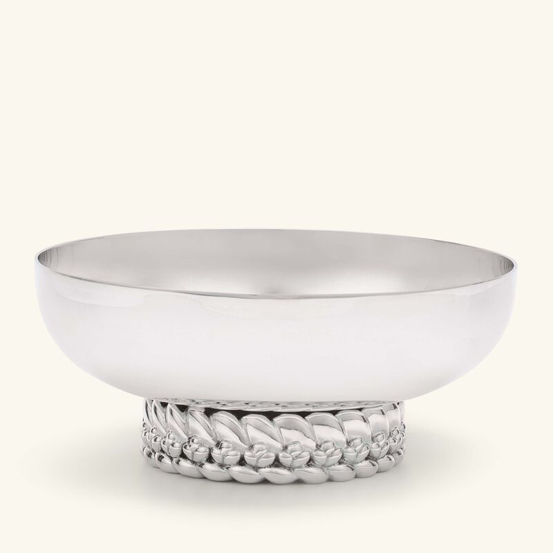 christofle babylone serving bowl silver plated