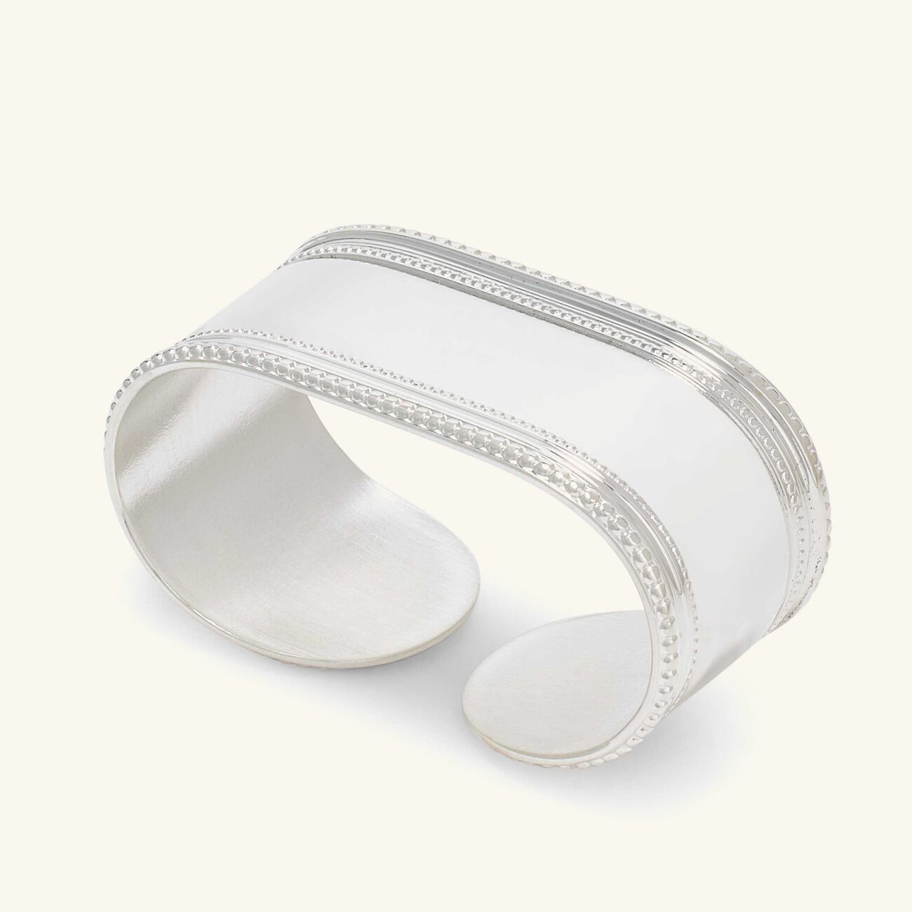 christofle open rosine napkin ring silver