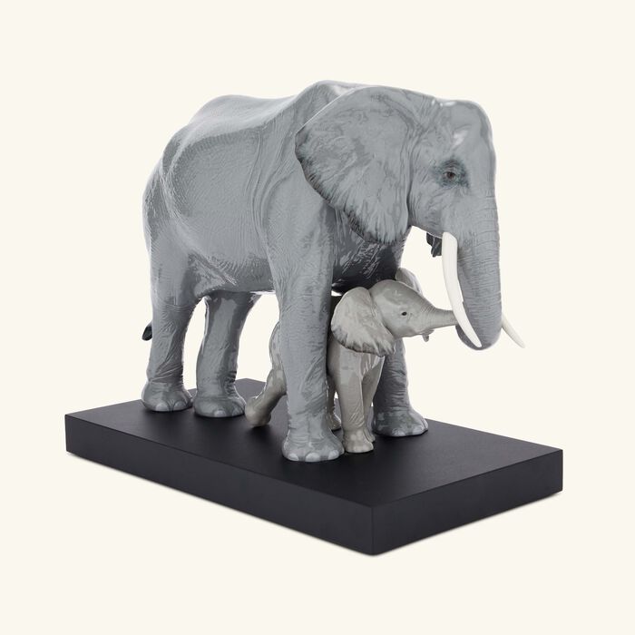 Leading The Way Elephants Sculpture Medium Grey lladro leading the way elephants sculpture medium grey