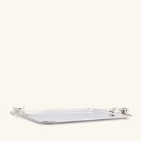 christofle anemone serving tray rectangular large silver plated