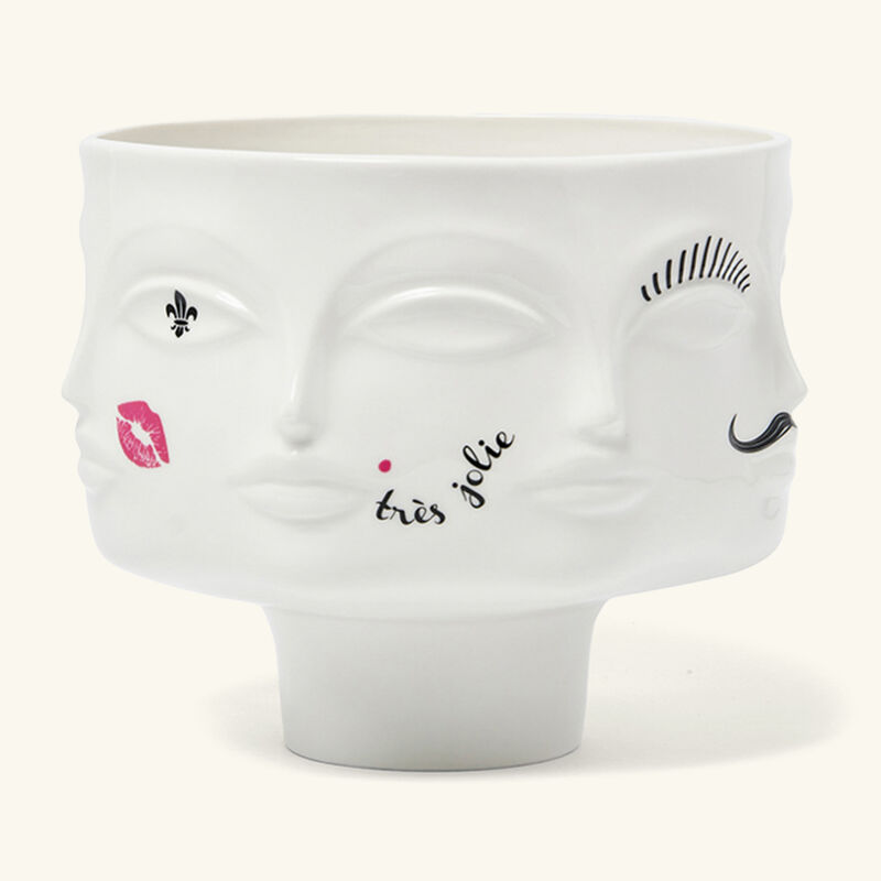 jonathan adler dora maar pedestal centerpiece white limited edition