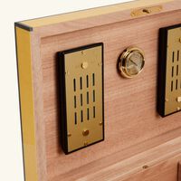 elie bleu che cigar humidor yellow