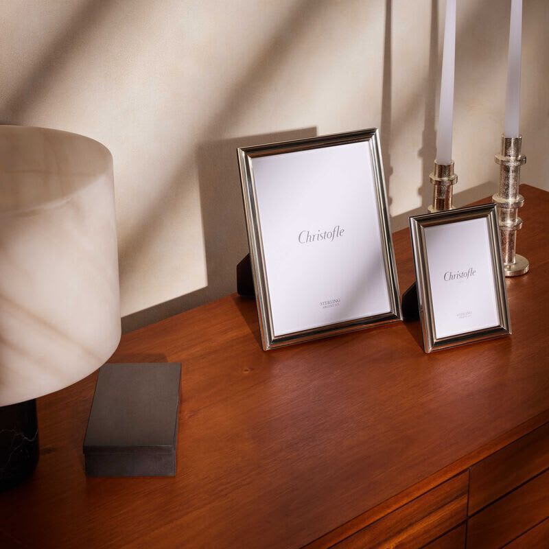 Albi Picture Frame Sterling Silver 10x15cm christofle albi picture frame sterling silver 10x15cm
