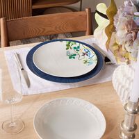 bernardaud organza dinner plate round green