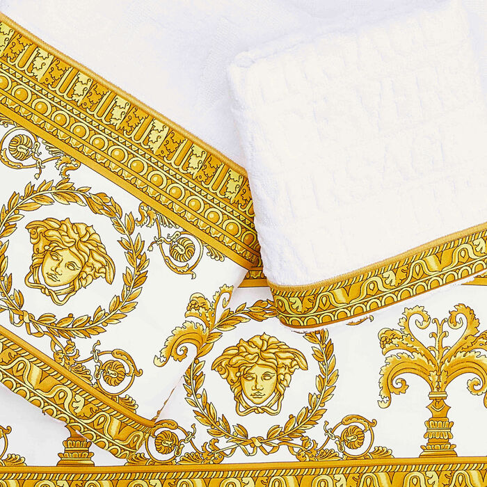 versace i love baroque towels white set of 5