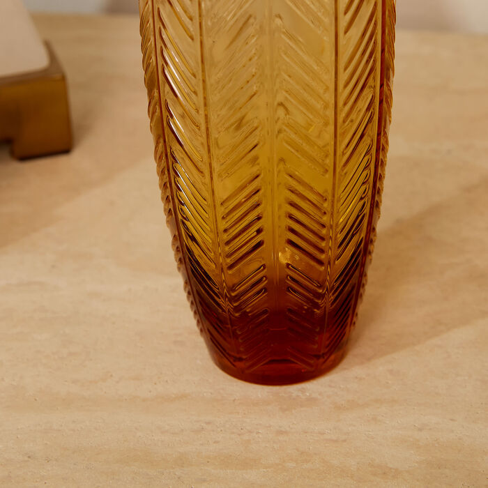 missoni home zig zag champagne glass orange