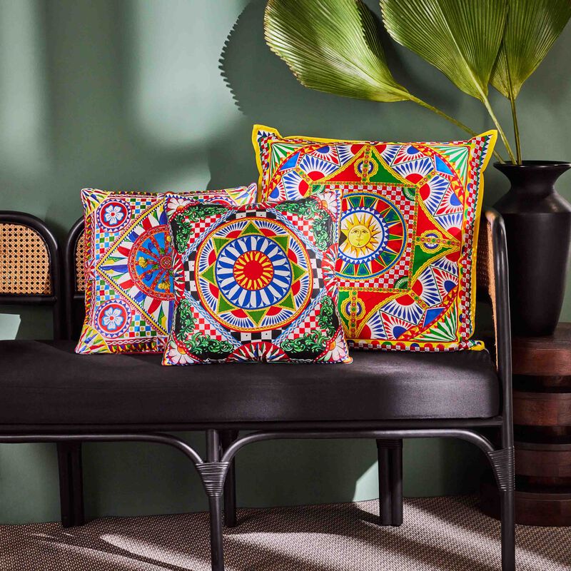 dolce gabbana casa silk twill pillow