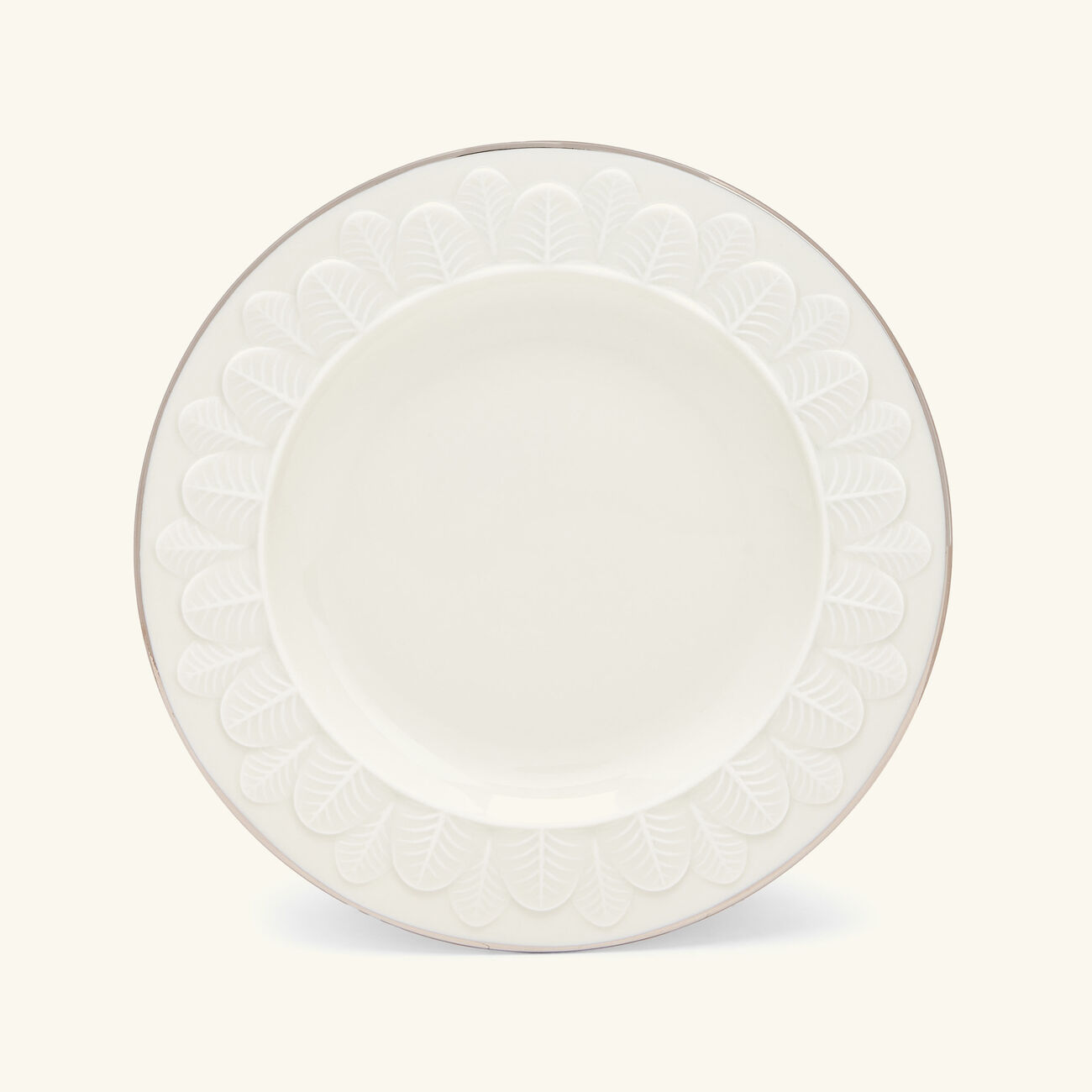 villari peacock bread plate white 17cm