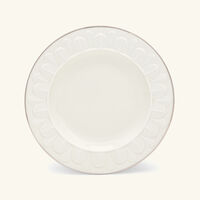 villari peacock bread plate white 17cm