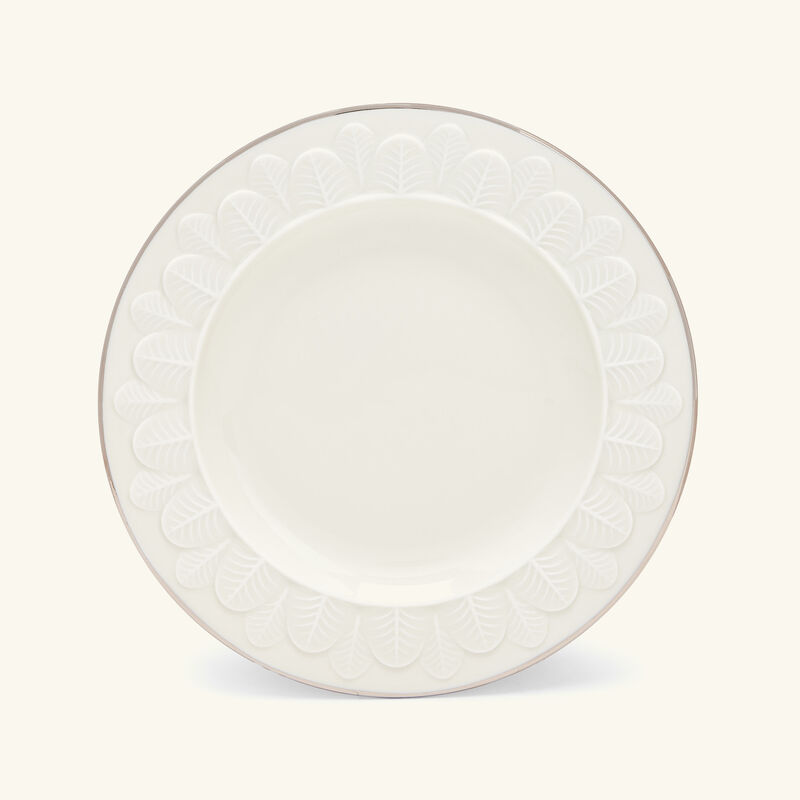 villari peacock bread plate white 17cm