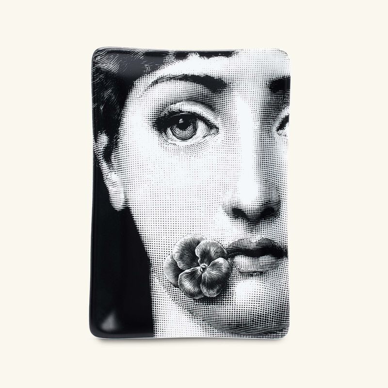 fornasetti tema e variazioni no 137 ashtray rectangular grey