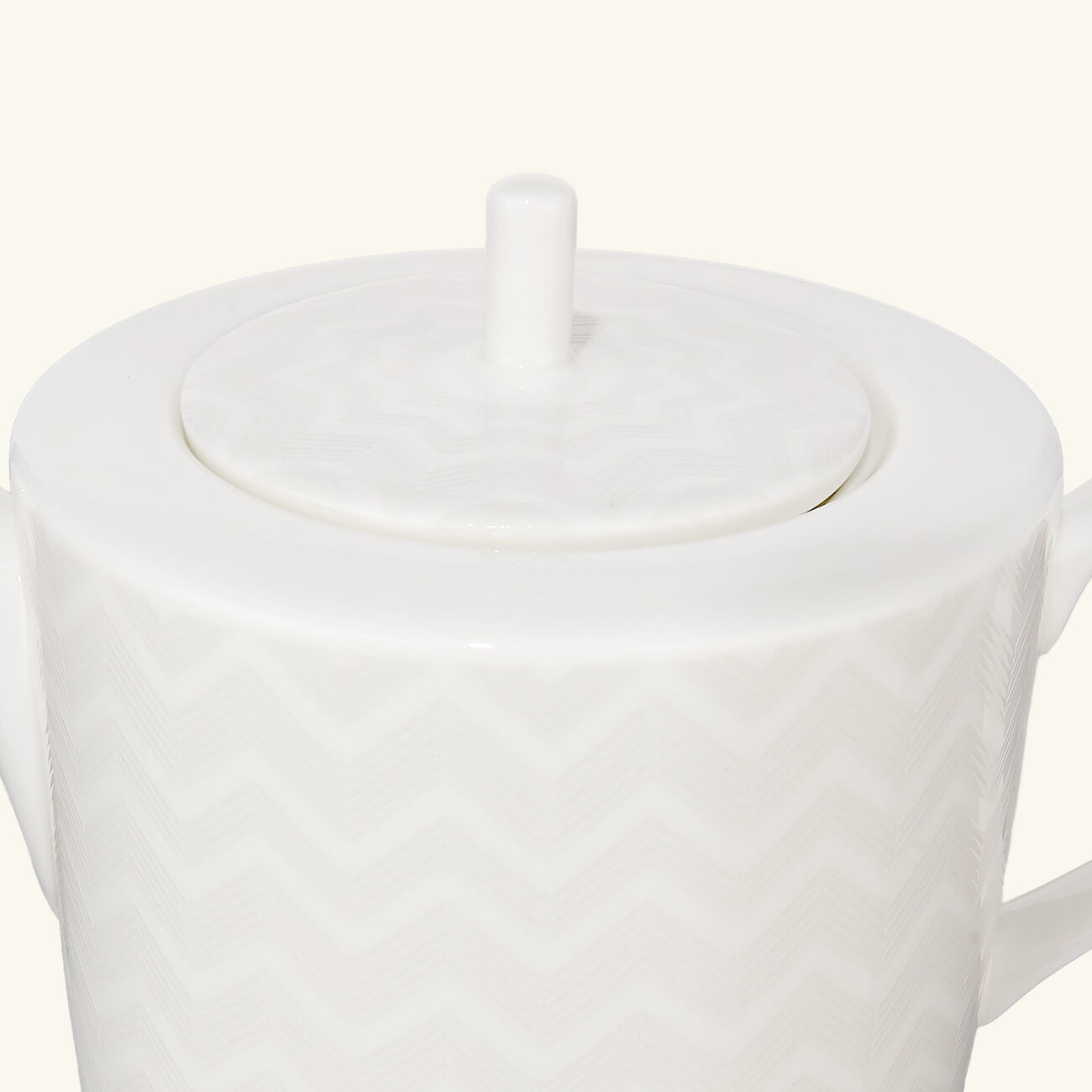 ZIG ZAG Tea & Coffee Pot White missoni home zig zag tea coffee pot white