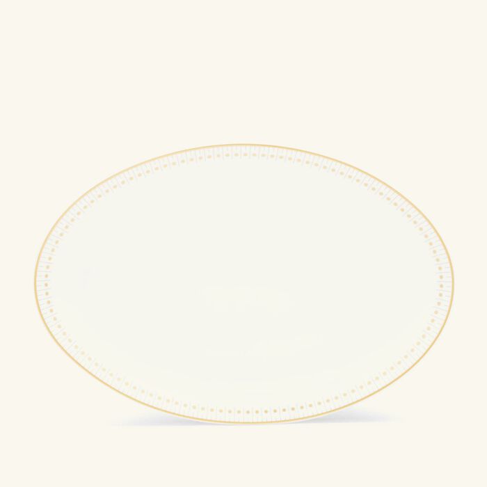 christofle malmaison imp riale serving platter oval gold 28cm