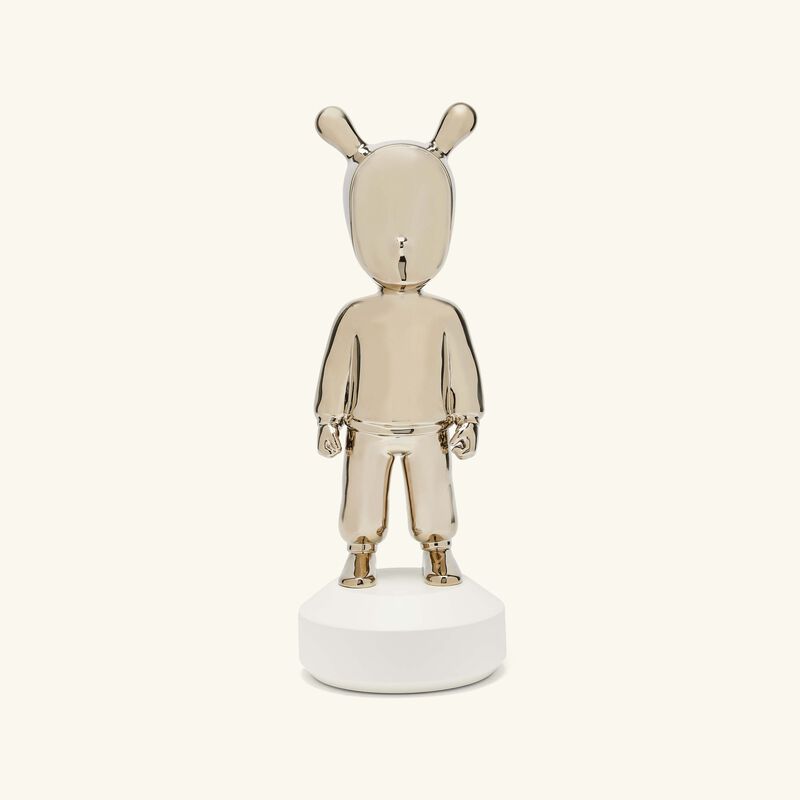 lladro the guest sculpture large silver
