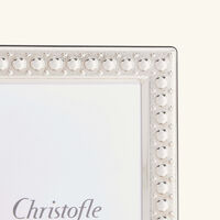 christofle perles picture frame silver 10x15cm