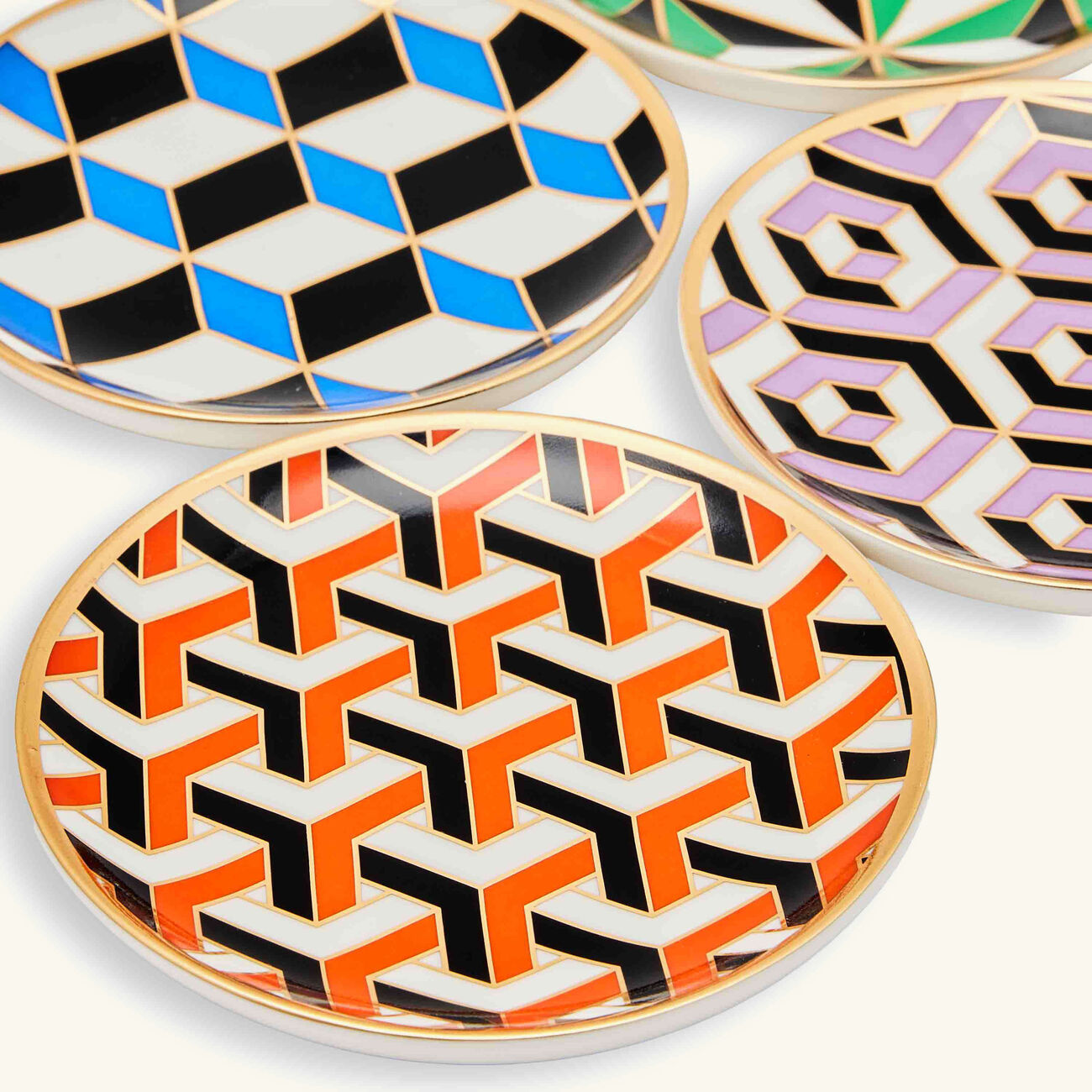 jonathan adler versailles coaster set of 4