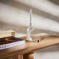 jonathan adler eve candle holder white