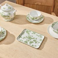 bernardaud albertine serving plate regtangular green