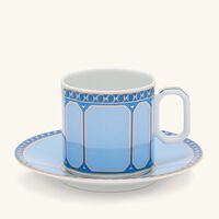 rosenthal signum azure coffee cup saucer blue