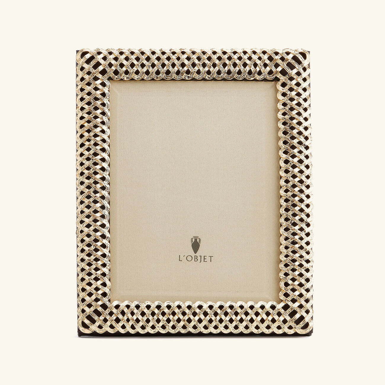 Braid Picture Frame Gold 10x15cm l objet braid picture frame gold 10x15cm