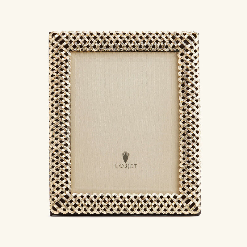 Braid Picture Frame Gold 10x15cm l objet braid picture frame gold 10x15cm
