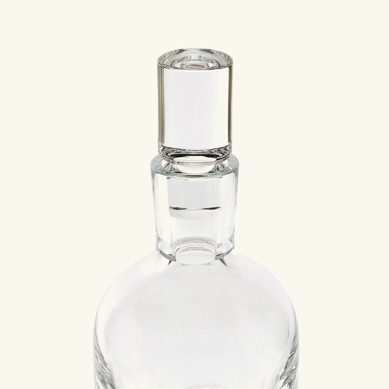 baccarat louxor round decanter clear